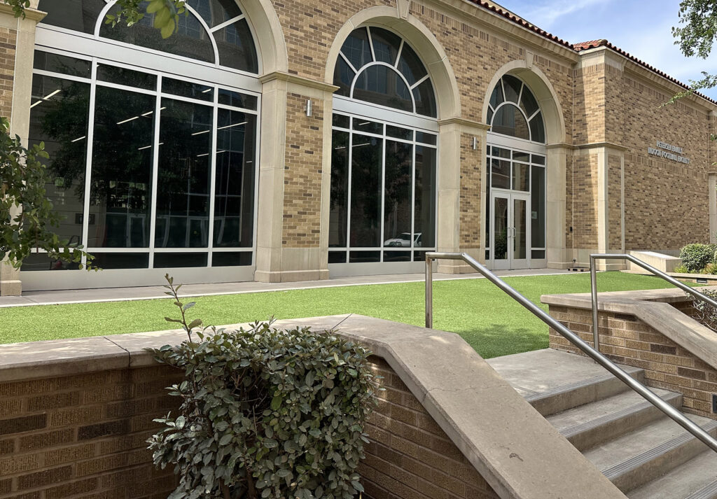 Artificial turf installed at Texas Tech University in Lubbock, TX by South Plains Turf.